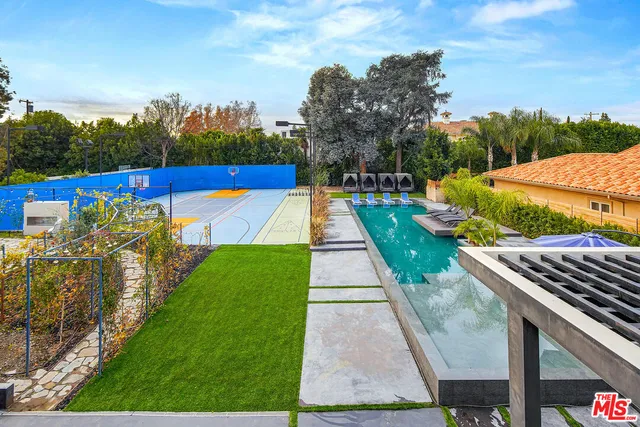 a bathroom with a shower and a bathtub