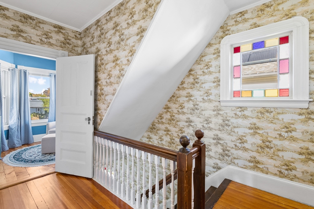 6 Barker Street Methuen, MA 01844 - Photo 22 of 42 a view of entryway with wooden floor