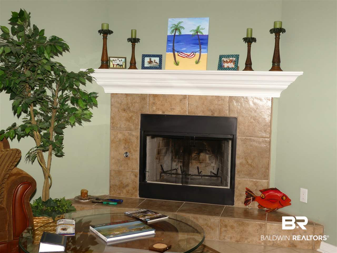 7117 Raintree Lane Gulf Shores, AL 36542 - Photo 5 of 23 Wood Burning Fireplace