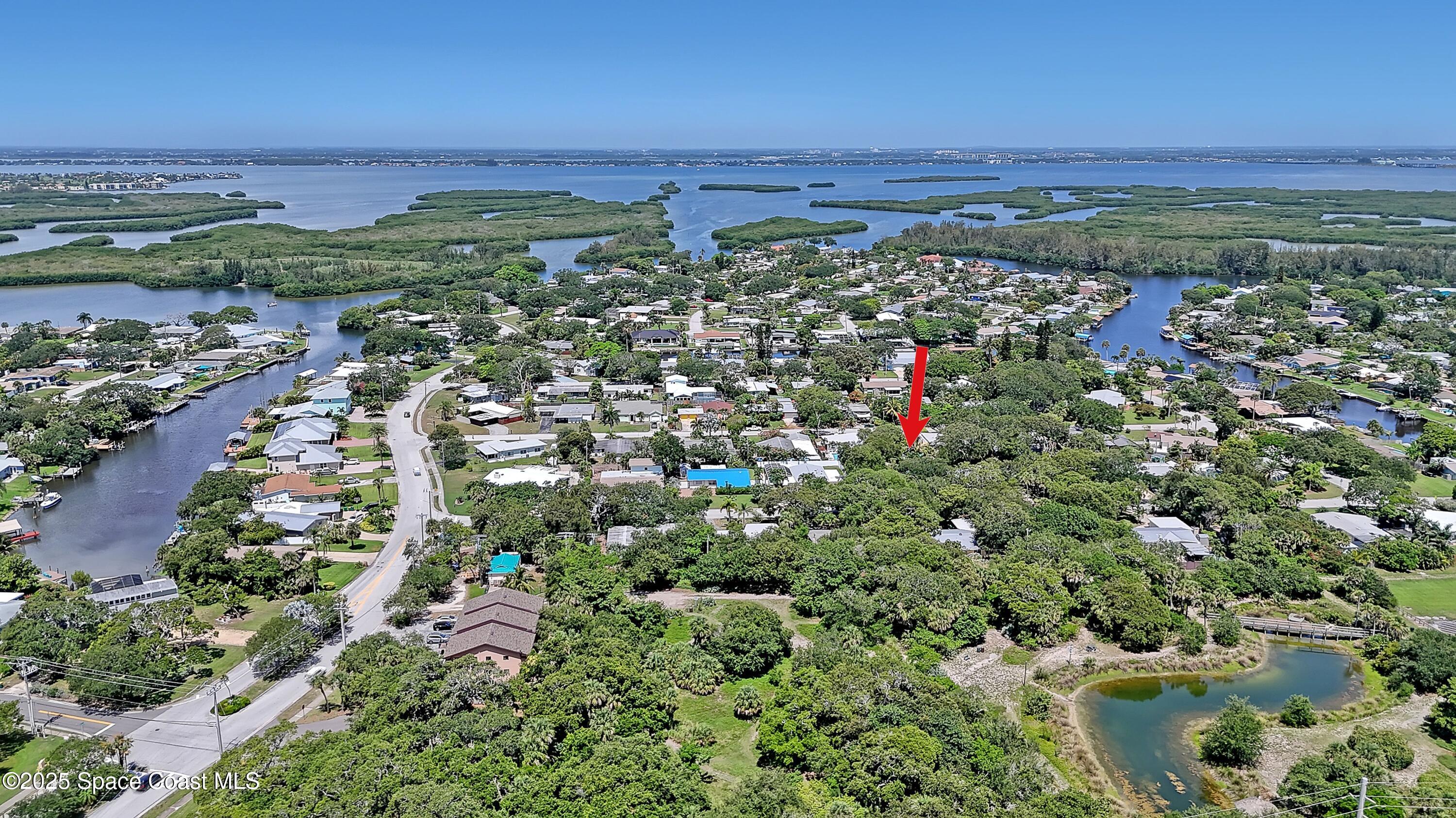 955 Samar Road Cocoa Beach, FL 32931 - Photo 37 of 37 an aerial view of a city