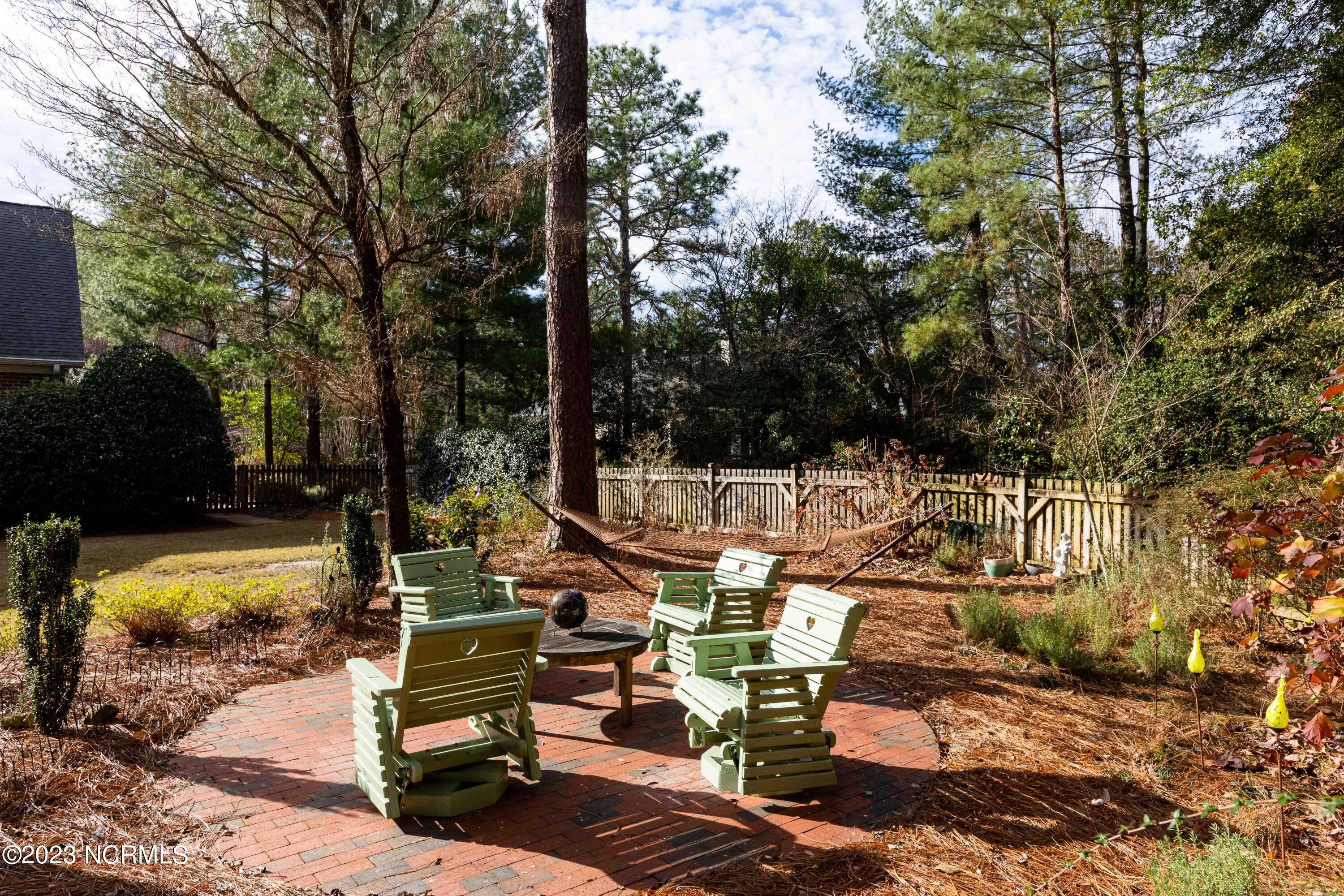 15 Wilson Road Pinehurst, NC 28374 - Photo 29 of 36 Second Patio with Hammock