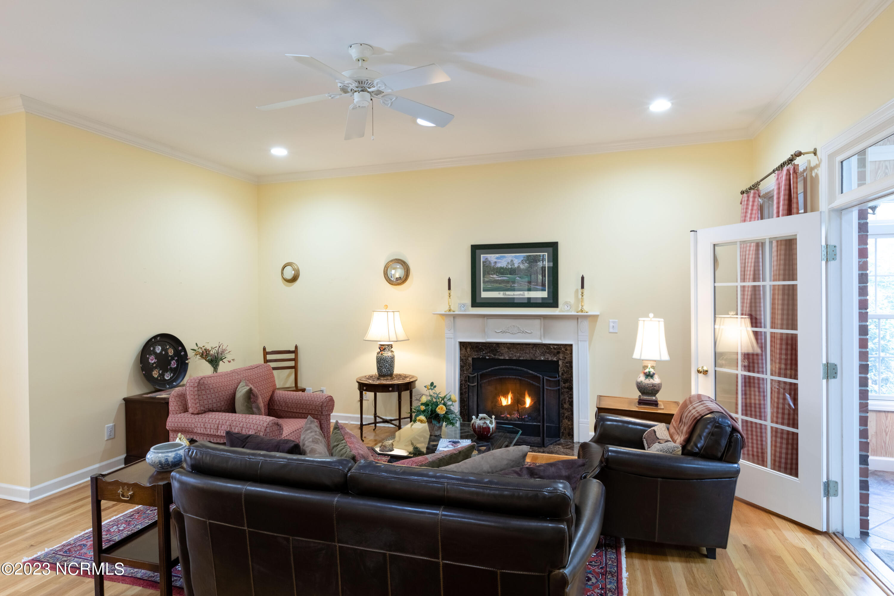 15 Wilson Road Pinehurst, NC 28374 - Photo 3 of 36 Fireplace and Ceiling Fans