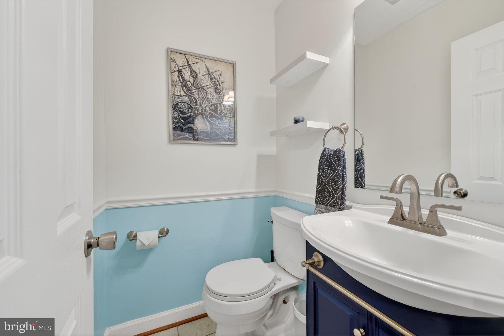 7010 Lamp Post Lane Alexandria, VA 22306 - Photo 12 of 25 first floor powder room