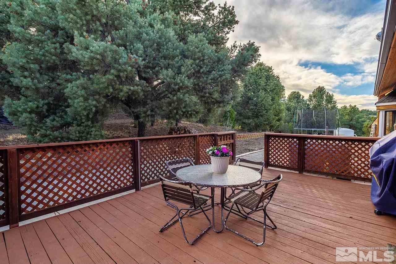 21861 Bowie Road Reno, NV 89521 - Photo 22 of 25 a deck view with a seating space