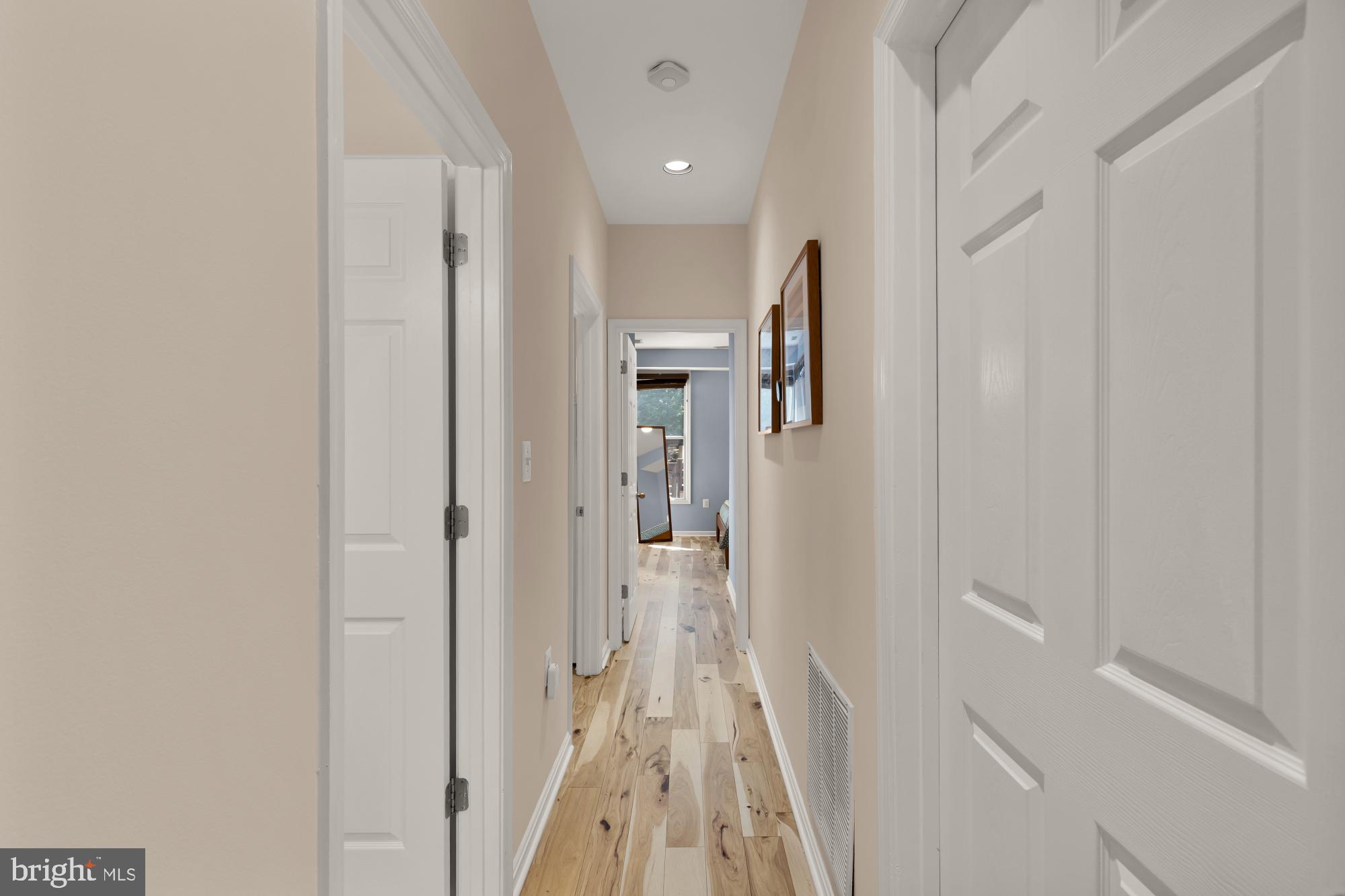 266 Kentucky Avenue Southeast, Unit B Washington, DC 20003 - Photo 8 of 19 a view of a hallway with wooden floor and staircase