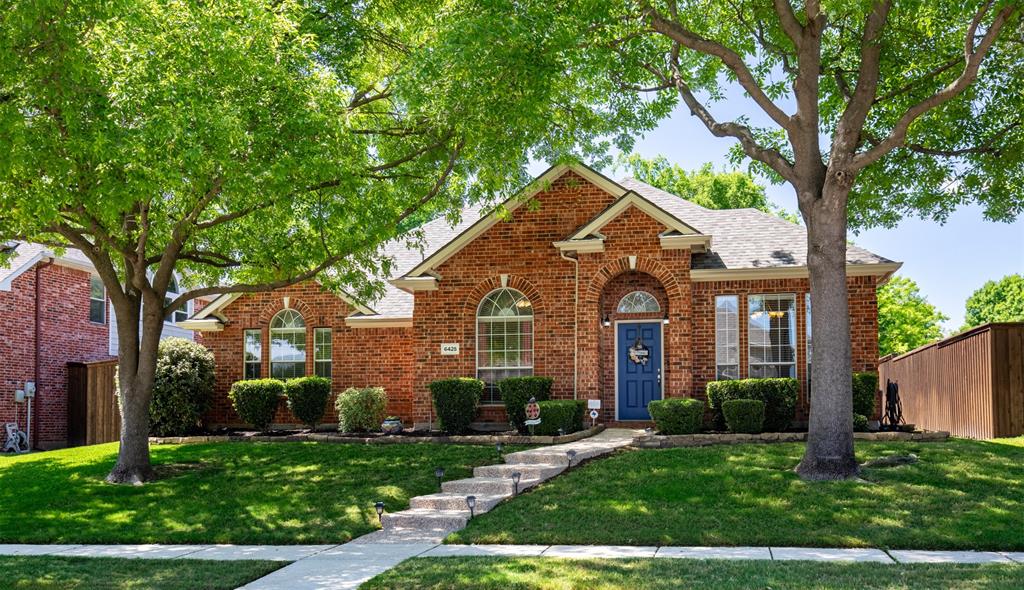 6425 Radslow Drive Frisco, TX 75035 - Photo 34 of 34 Exterior features beautiful curb appeal and mature trees providing shade.