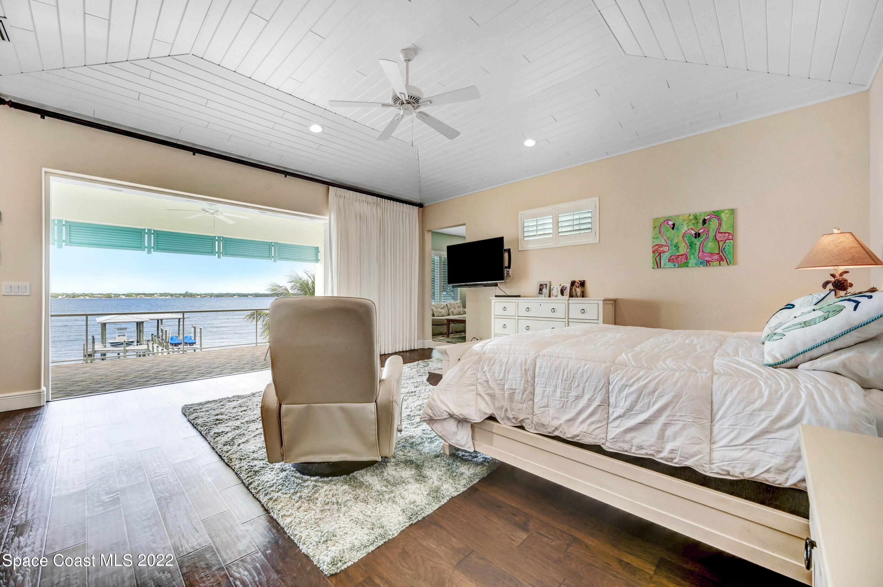 4325 Randon Lane Merritt Island, FL 32952 - Photo 47 of 68 Waterfront Master Bedroom