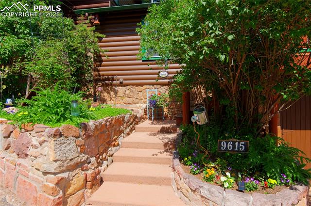 9615 Mountain Road Cascade, CO 80809 - Photo 3 of 31 Walkway up to the front door