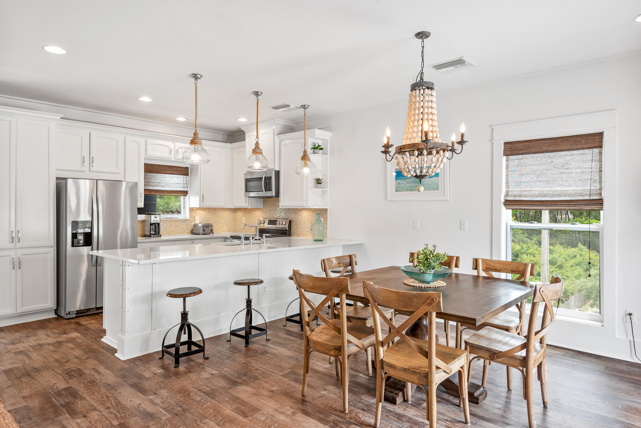139 Brown Street Santa Rosa Beach, FL 32459 - Photo 12 of 45 a view of a dining room with furniture window and outside view