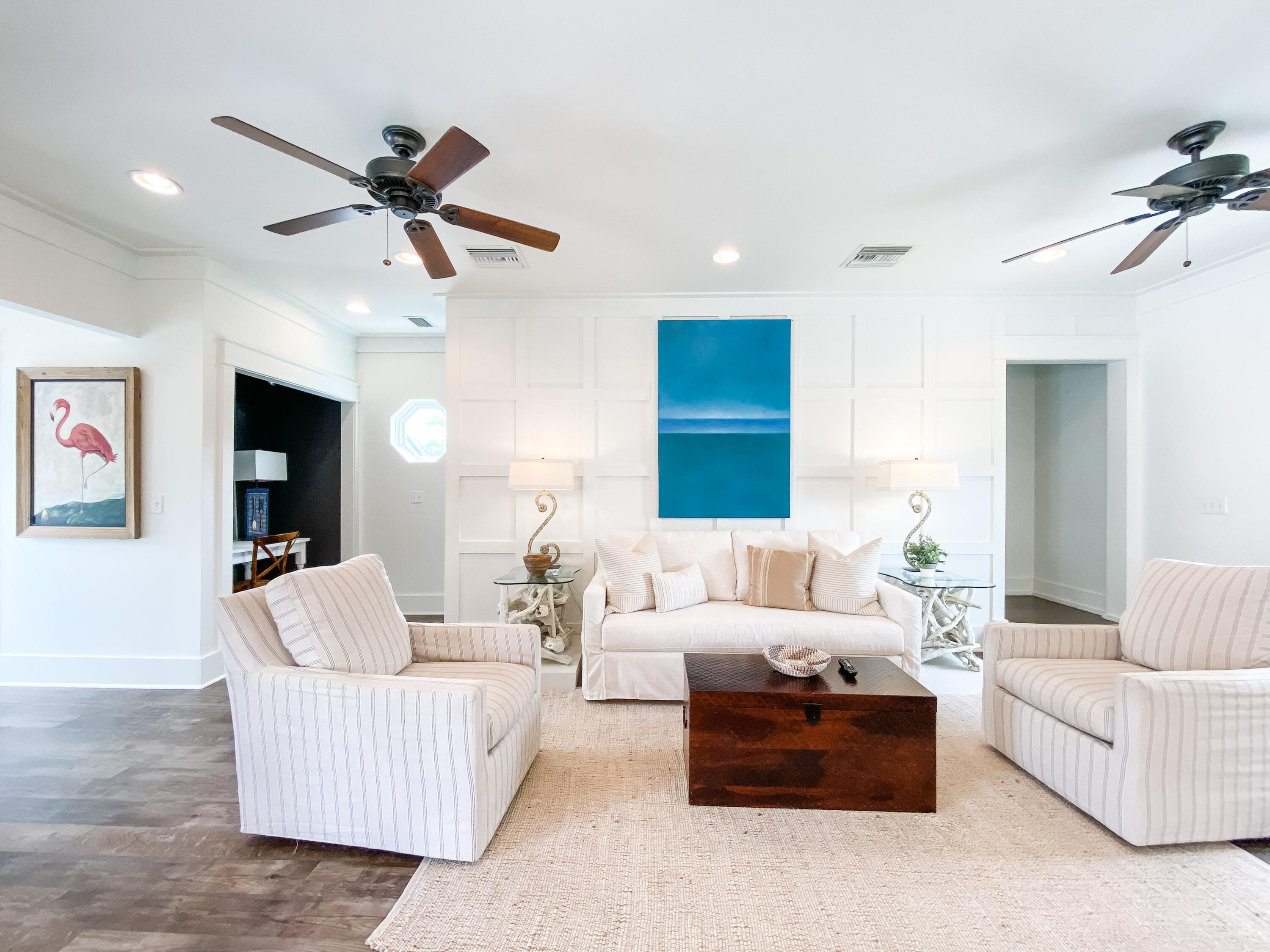 139 Brown Street Santa Rosa Beach, FL 32459 - Photo 19 of 45 a living room with furniture and a large window
