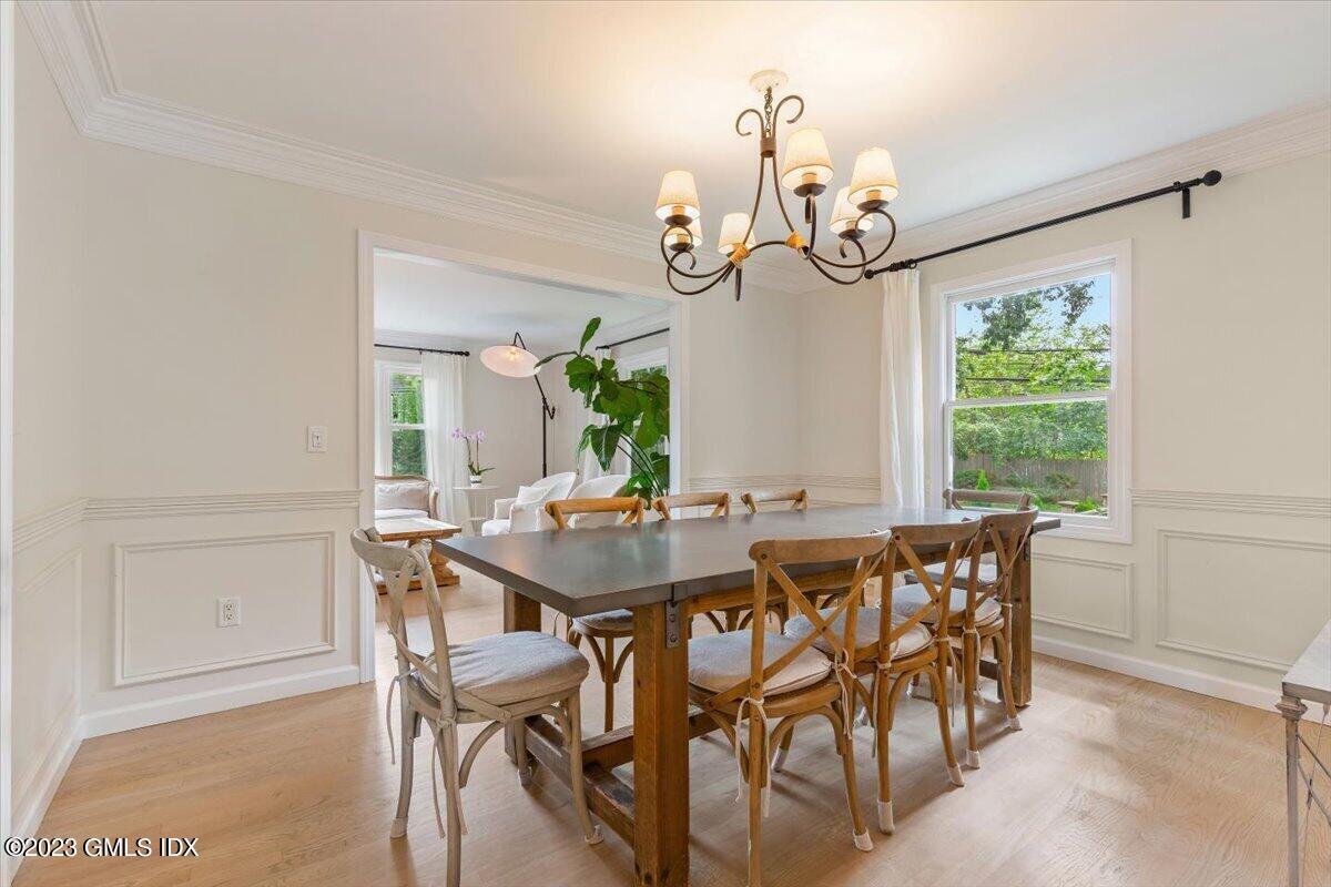 5 Sunshine Avenue Riverside, CT 06878 - Photo 7 of 35 a view of a dining room with furniture window and outside view