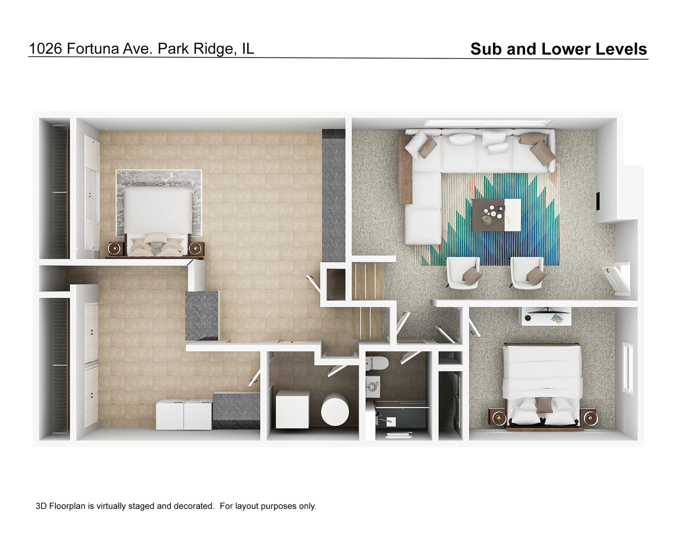 1026 Fortuna Avenue Park Ridge, IL 60068 - Photo 41 of 43 a living room with furniture