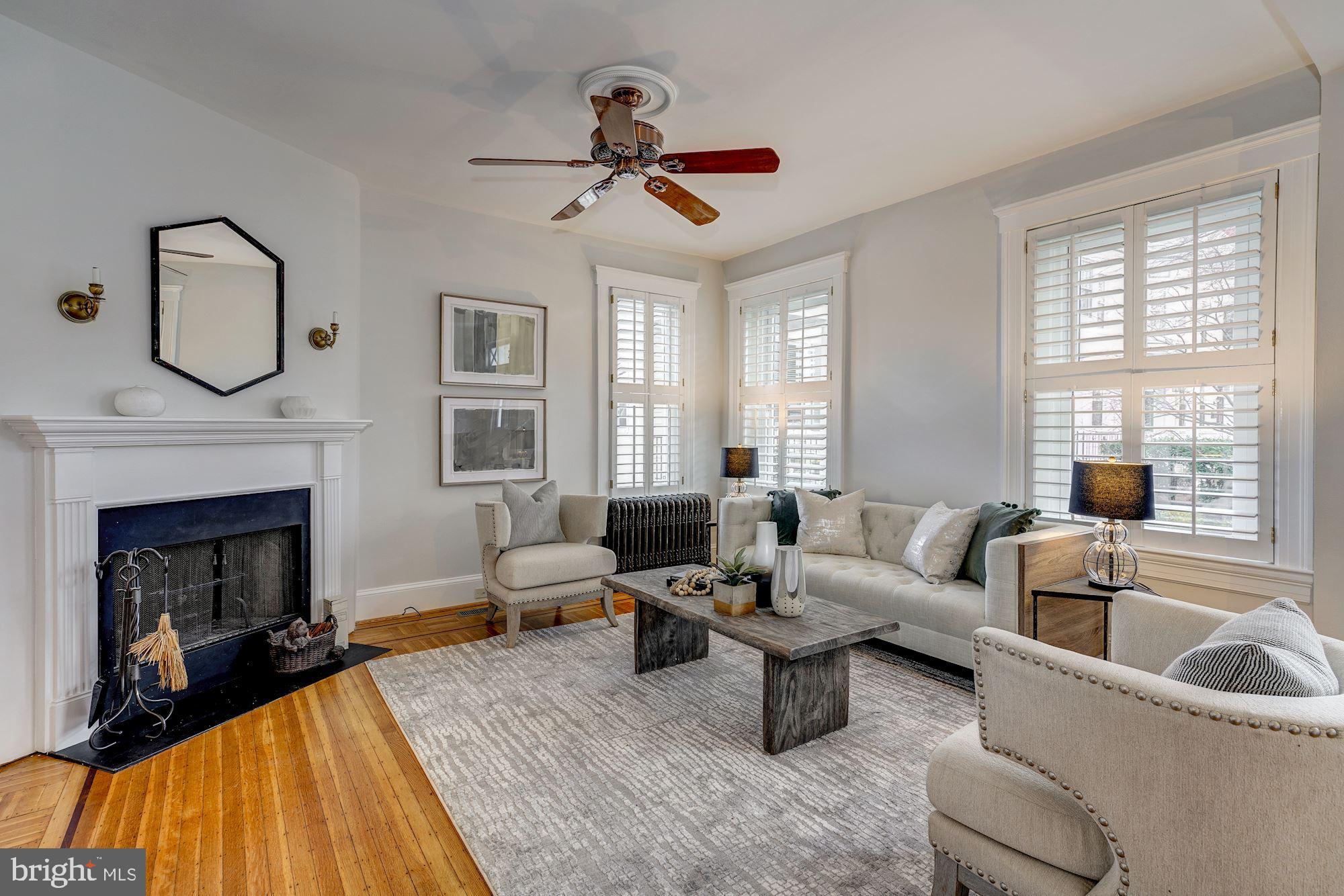 2242 Hall Place Northwest Washington, DC 20007 - Photo 2 of 16 Living Room