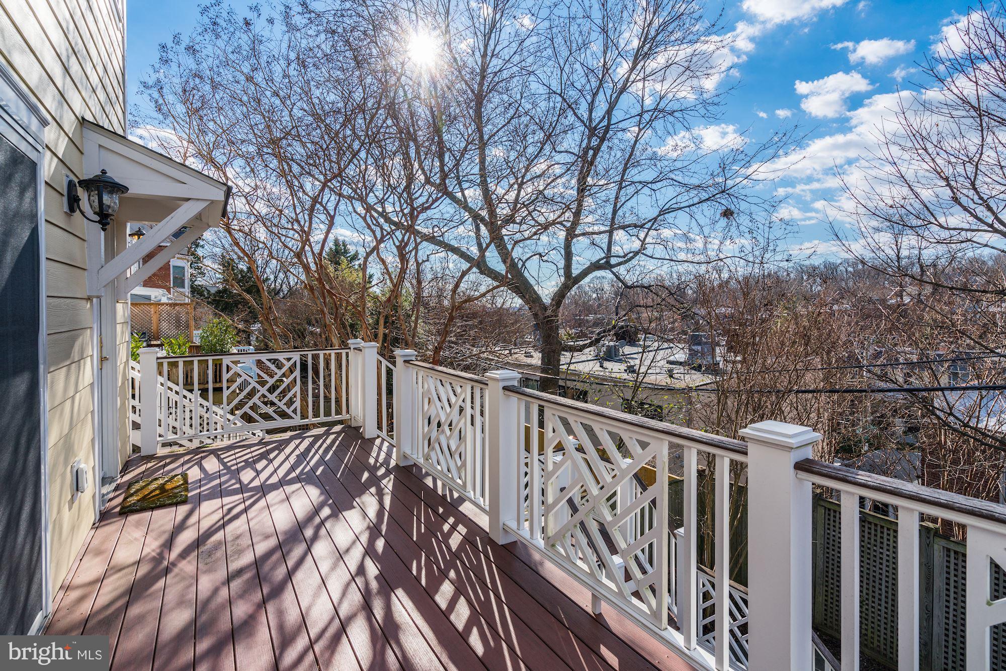 2242 Hall Place Northwest Washington, DC 20007 - Photo 14 of 16 Deck