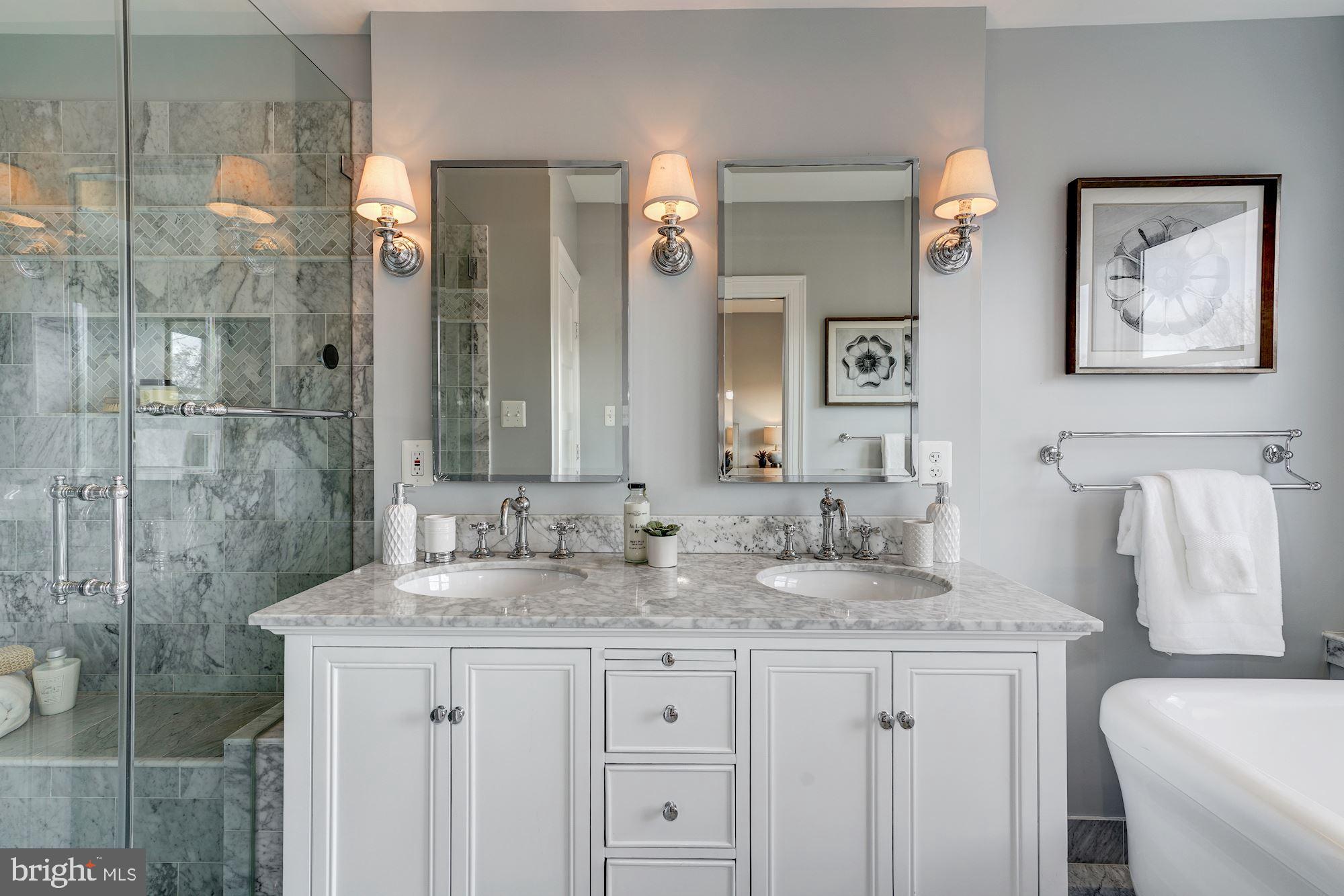 2242 Hall Place Northwest Washington, DC 20007 - Photo 10 of 16 Master Bathroom