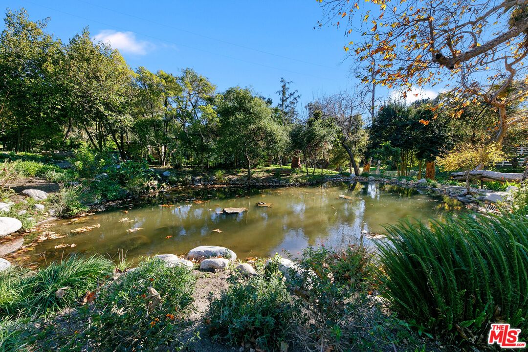 6070 Ramirez Canyon Road Malibu, CA 90265 - Photo 38 of 42 a view of a lake view with a garden