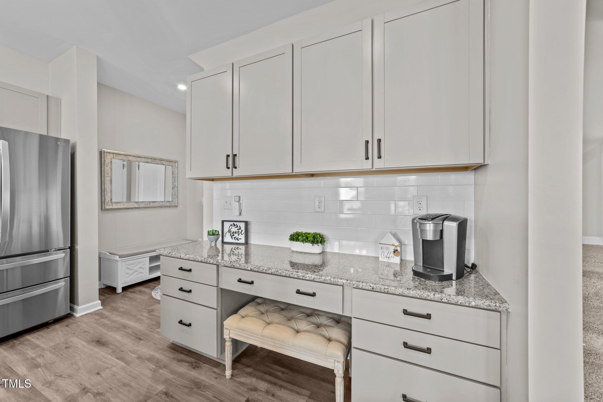 3613 Cross Timber Lane Raleigh, NC 27603 - Photo 14 of 33 Executive desk center and or coffee/tea bar area