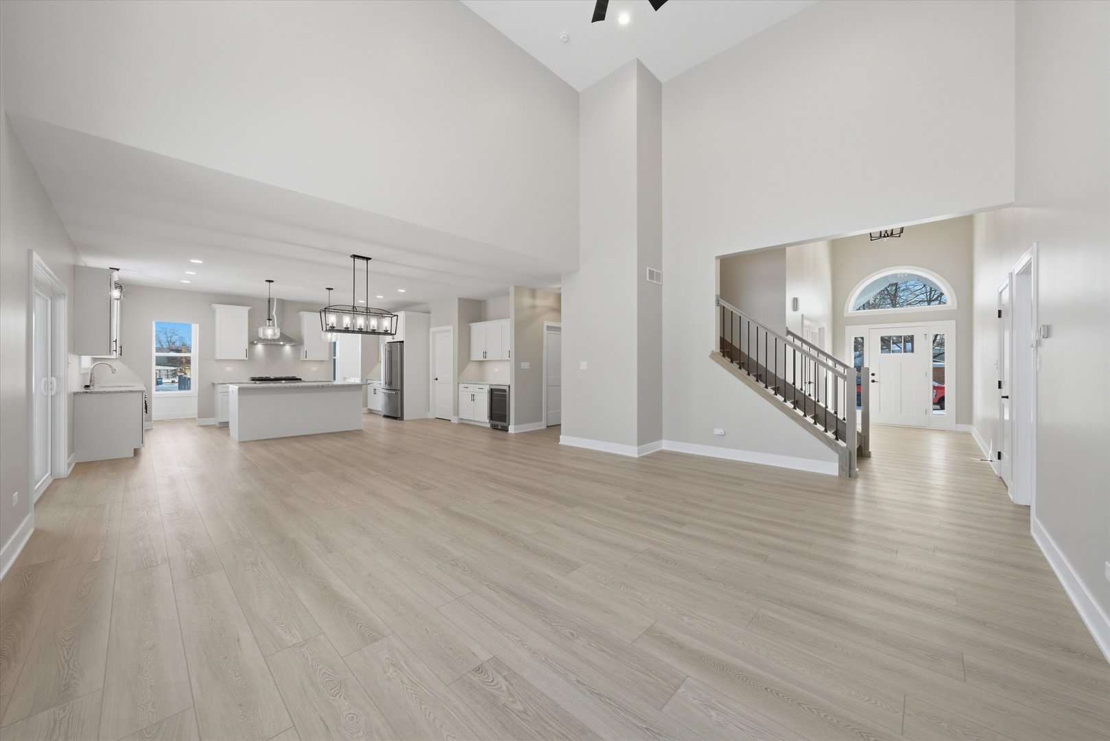 24372 Liberty Street Crete, IL 60417 - Photo 5 of 15 a view of a living room hardwood floor and a kitchen