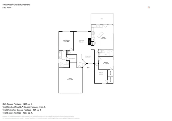 $2,100 | 4935 Pecan Grove Drive, Pearland, TX 77584