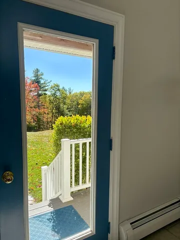 a view of front door
