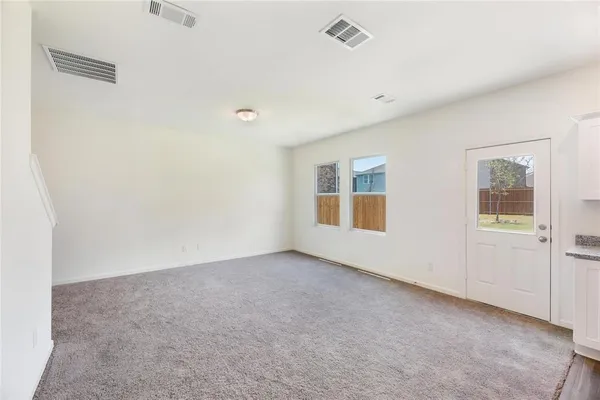 a view of empty room