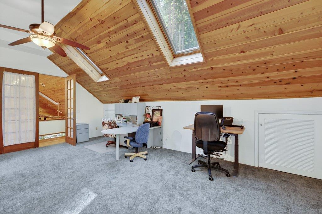 360 McGaffigan Mill Road Boulder Creek, CA 95006 - Photo 32 of 70 a view of a workspace with furniture