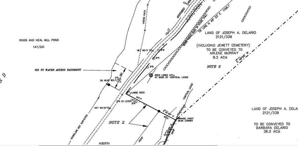 0 Junction Road Westport Island, ME 04578 - Photo 18 of 18 Location of 100' access to Mill Pond...