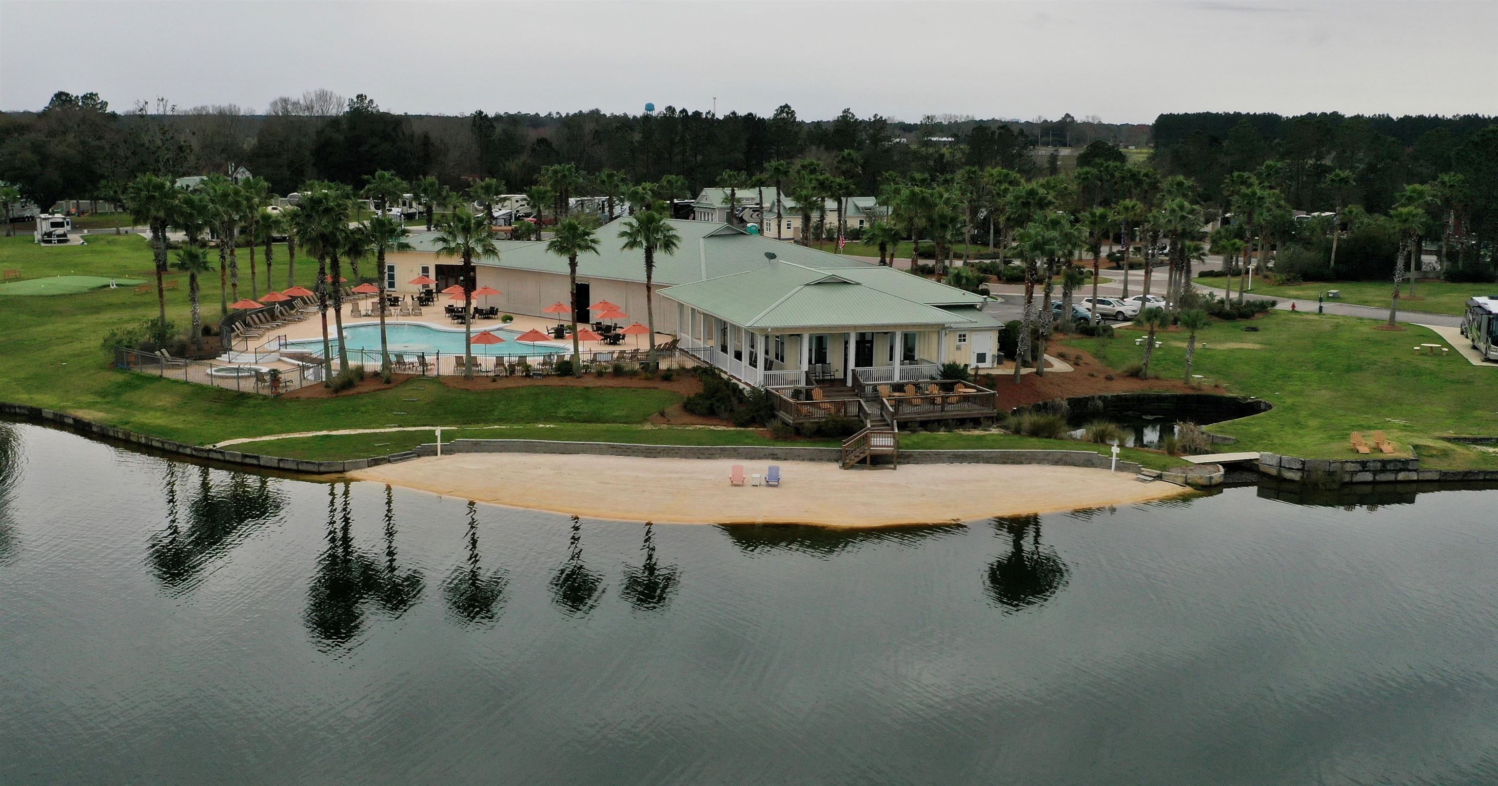 12107 Gateway Drive Elberta, AL 36530 - Photo 21 of 30 Aerial Clubhouse view