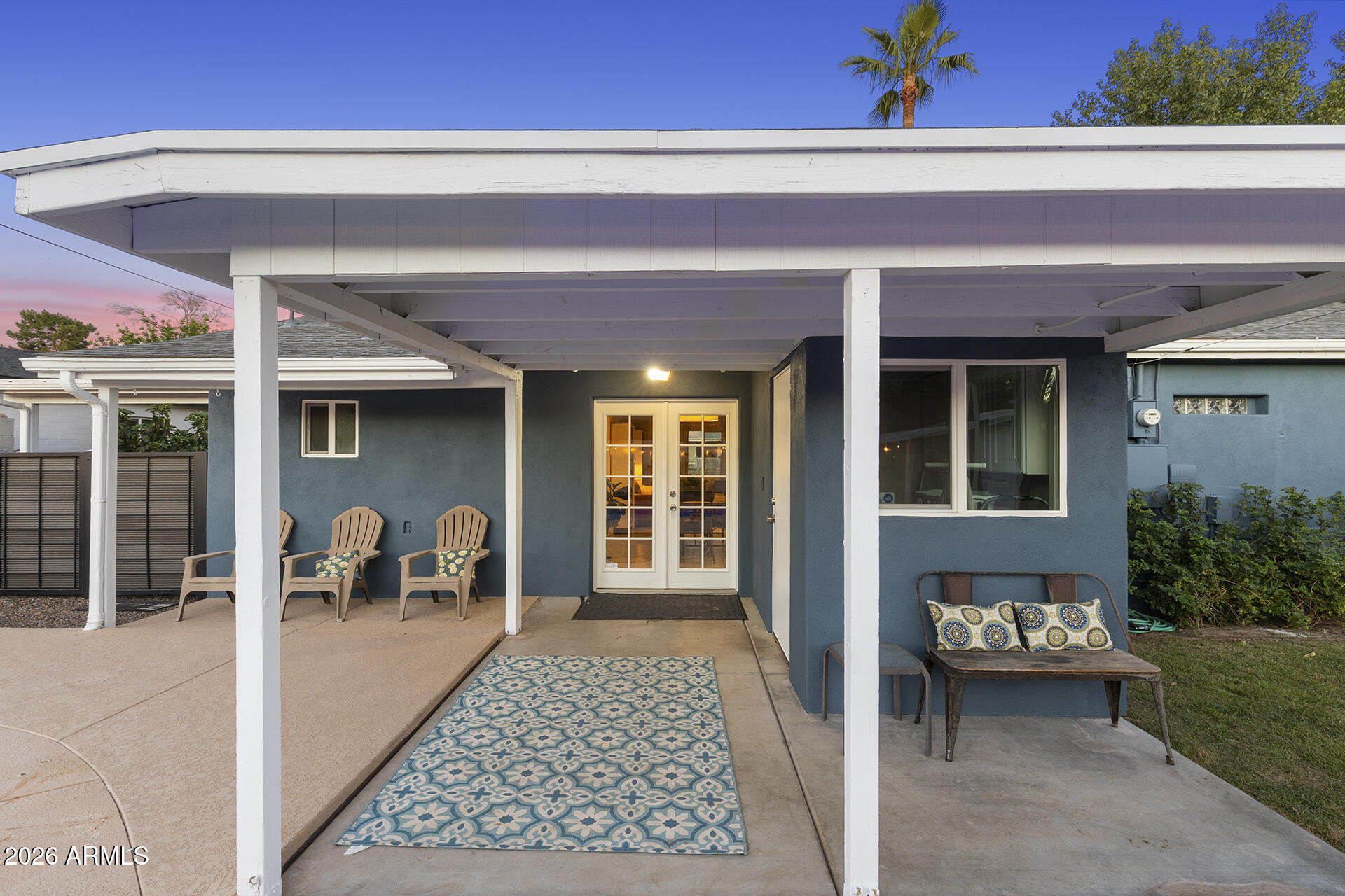 6804 North 11th Street Phoenix, AZ 85014 - Photo 22 of 32 Back Exterior Patio/Laundry Room