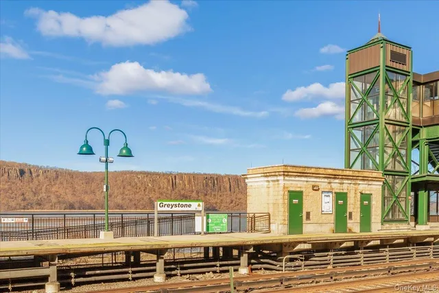 a front view of a building