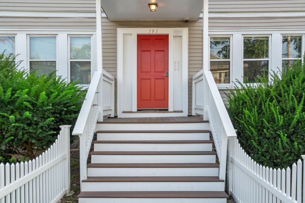 193 Florence Street, Unit 1 Boston, MA 02131 - Photo 13 of 16 a view of entryway with a front door