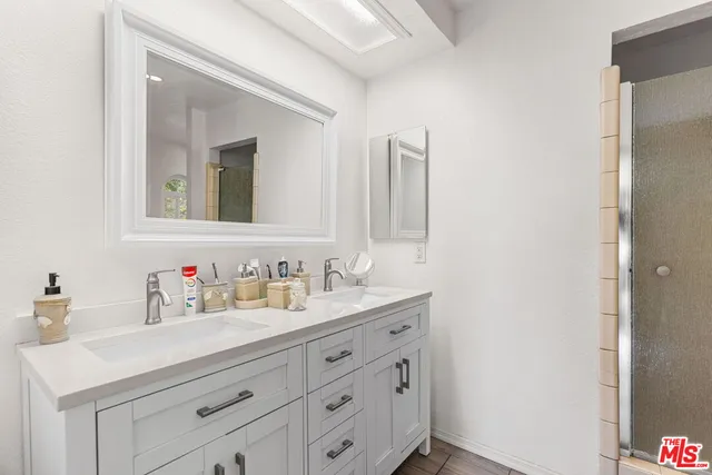 a view of a balcony with an ocean