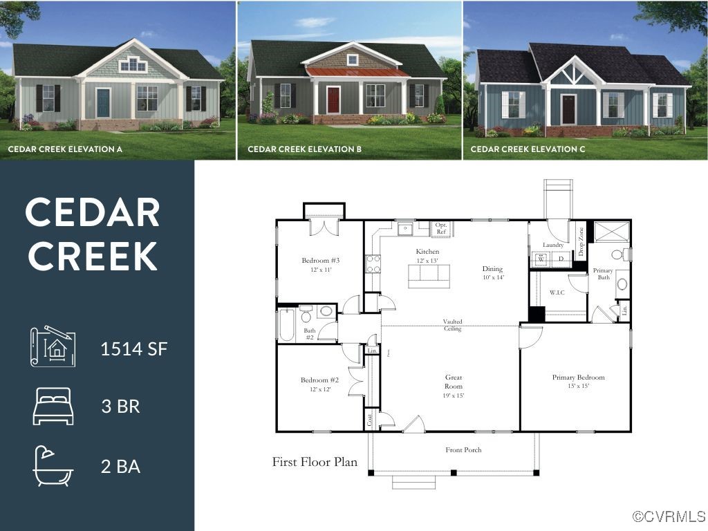 1676 Patterson Road Buckingham, VA 23921 - Photo 24 of 24 a view of house with a yard