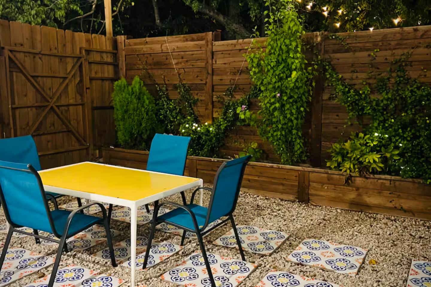 211 Lessin Lane, Unit B Austin, TX 78704 - Photo 12 of 18 View of patio with outdoor dining area