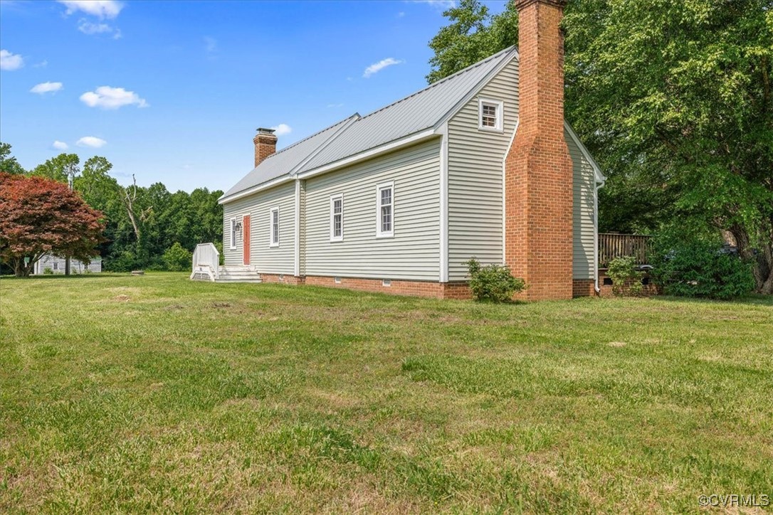 35161 Owens Grove Road Waverly, VA 23890 - Photo 3 of 35 View of property exterior featuring a chimney, a y