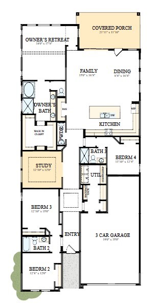 18606 Rumba Court Conroe, TX 77302 - Photo 33 of 33 The success of a floor plan is the way you can move through it…You’ll be amazed at how well this home lives…We call it traffic patterns.