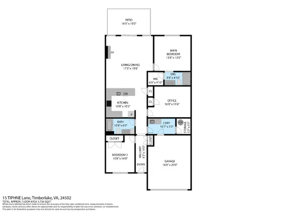a picture of a floor plan