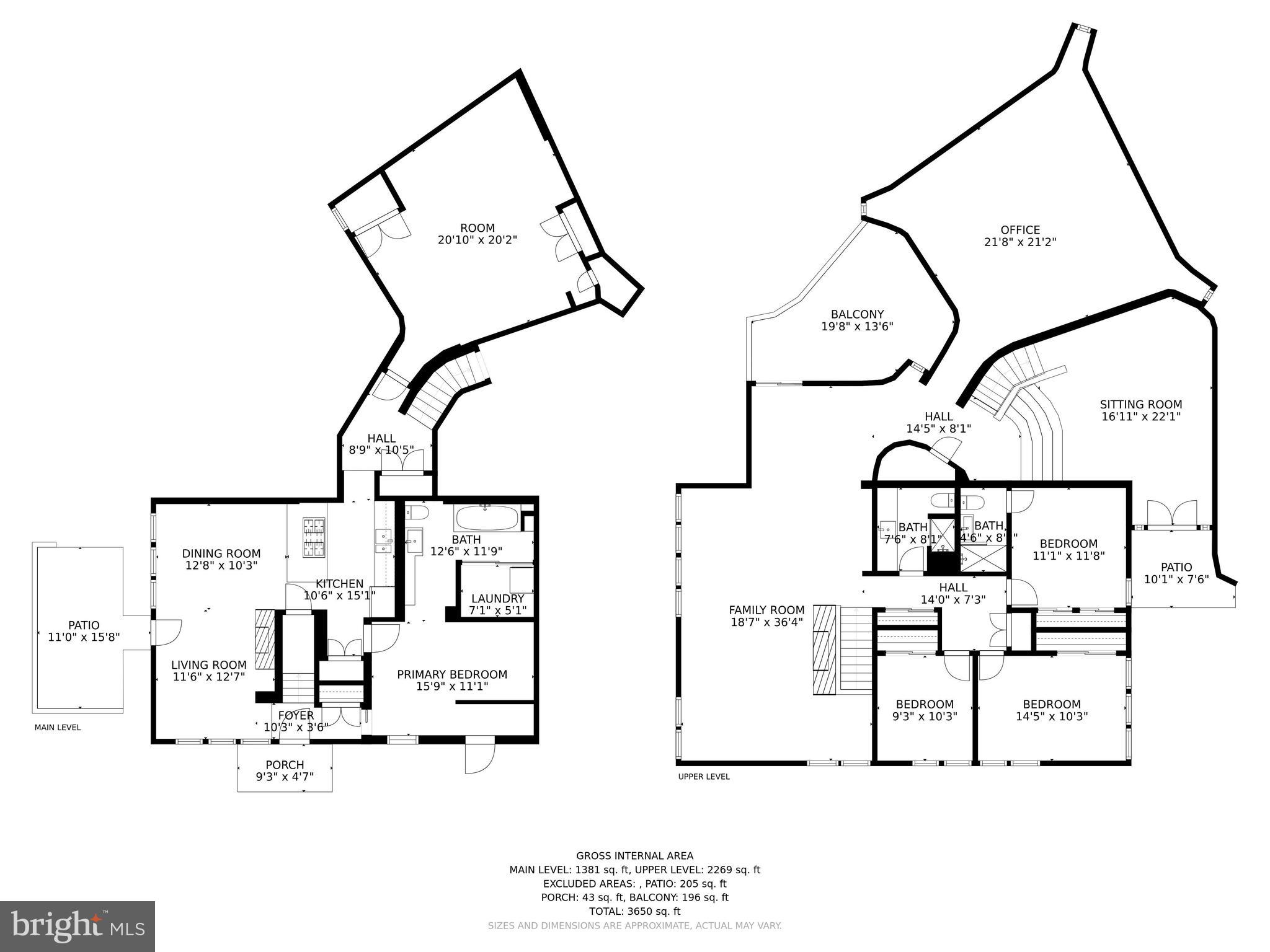 2109 Paul Spring Road Alexandria, VA 22307 - Photo 74 of 74 Professionally measured floor plan - 3650sf