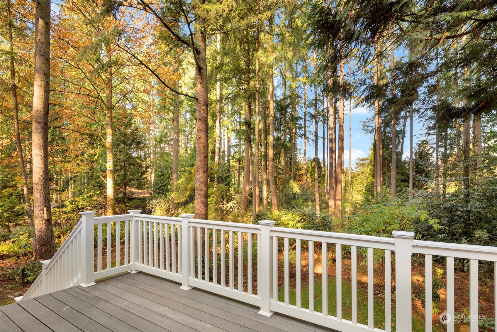 22215 49th Avenue Southeast Bothell, WA 98021 - Photo 21 of 35 a view of balcony with wooden floor and fence