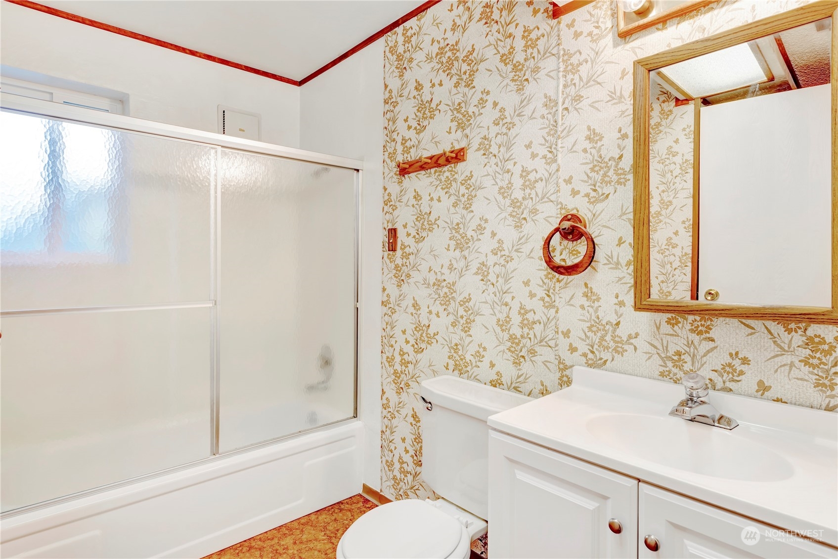 22215 49th Avenue Southeast Bothell, WA 98021 - Photo 26 of 35 a bathroom with a sink and a mirror