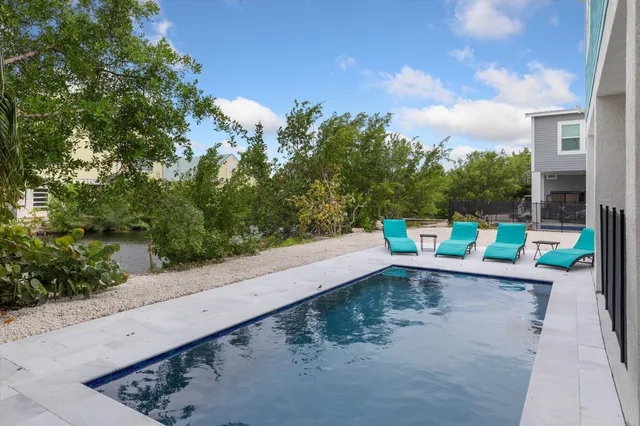 a view of a outdoor space with seating area