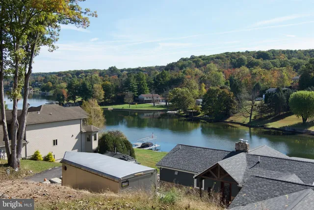 front view of building with a yard