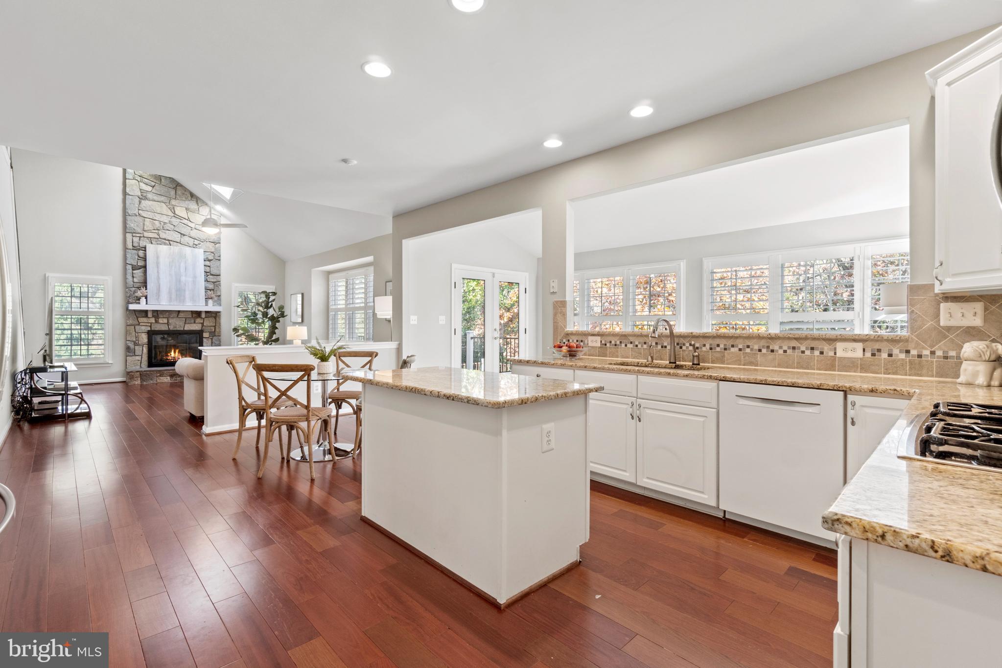 1286 Gatesmeadow Way Reston, VA 20194 - Photo 6 of 56 Kitchen into Sunroom & Family Room