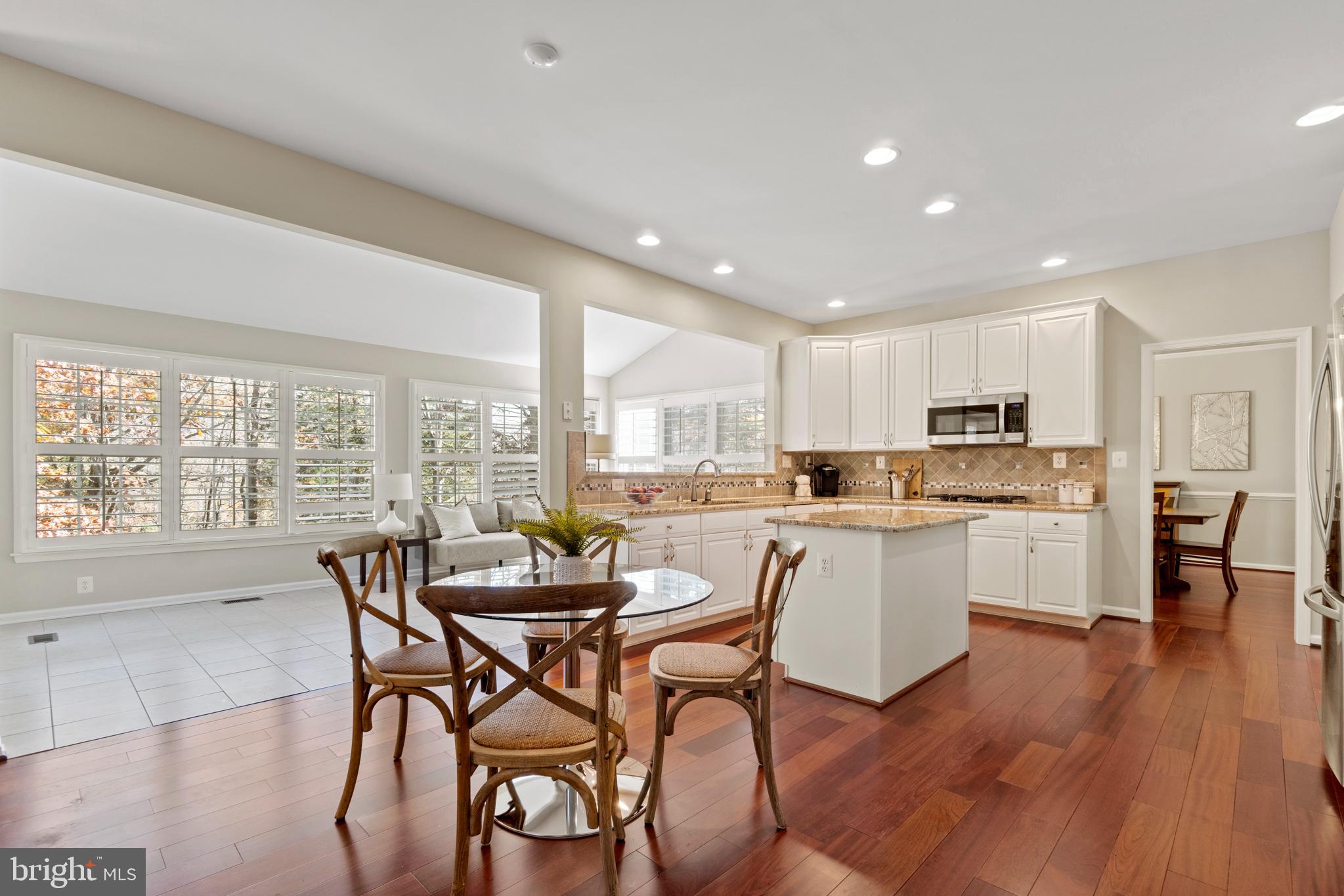 1286 Gatesmeadow Way Reston, VA 20194 - Photo 8 of 56 Breakfast Area opens to Sunroom