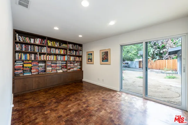 an empty room with window