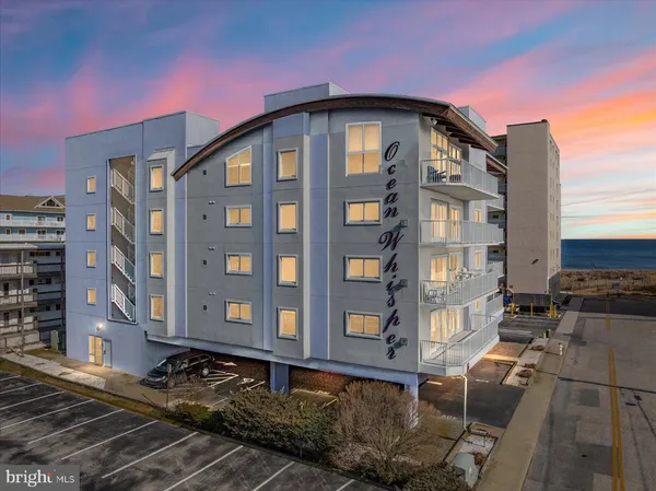 a front view of a building