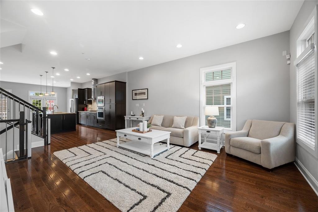 218 Venango Trail Mars, PA 16046 - Photo 3 of 42 a living room with lots of furniture and a wooden floor