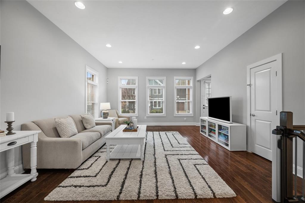 218 Venango Trail Mars, PA 16046 - Photo 4 of 42 a living room with furniture and a flat screen tv