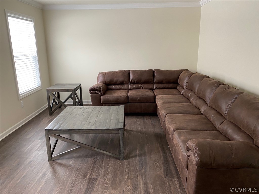 1029 Jackson Road Bumpass, VA 23024 - Photo 20 of 21 a living room with a couch and a wooden floor