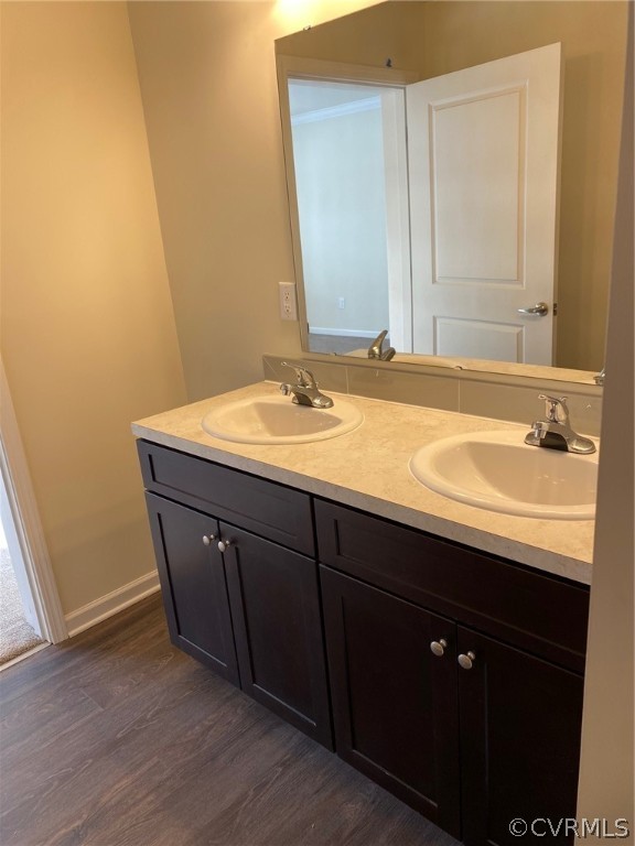 1029 Jackson Road Bumpass, VA 23024 - Photo 7 of 21 a bathroom with a sink and a mirror